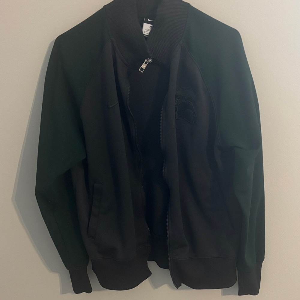 Nike Men's Michigan State University Zip-Up Sweatshirt